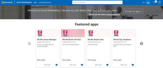 Eplan jetzt im Microsoft Azure Marketplace verfügbar