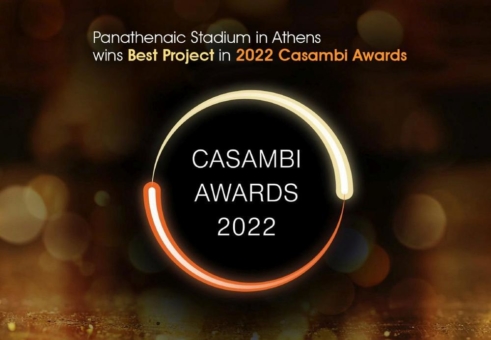 Electron gewinnt mit dem Panathinaiko-Stadion den Casambi Best Project Award 2022