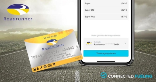 PACE integriert die Roadrunner Tank- und Servicekarte in die Connected Fueling Plattform