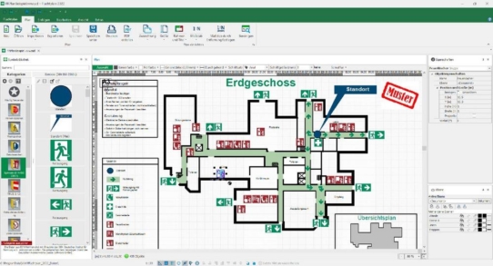 Aktuelle Software - Fluchtplan 2022 und Brandschutzordnung 2022