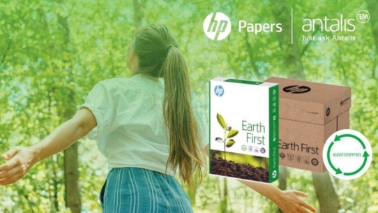 Klimaneutral und plastikfrei: Das neue Büropapier HP Earth First ist ein echter Umweltschützer
