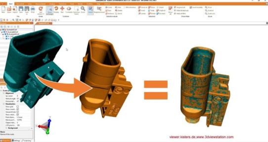 KISTERS 3DViewStation: CAD Soll-Ist-Vergleich für effiziente Qualitätssicherung