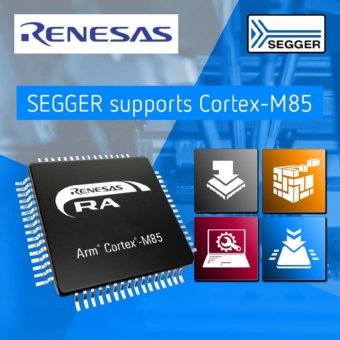 SEGGERs Produktportfolio unterstützt den Arm® Cortex-M85®