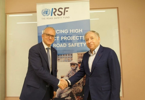 Bridgestone unterstützt mit Spenden an den UNRSF die weltweite Verkehrssicherheit