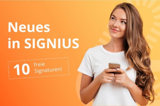 Neuer Service und kostenlose elektronische Signaturen