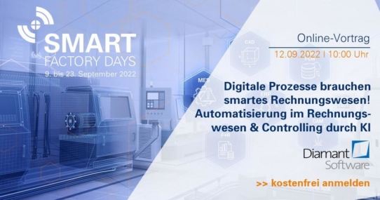 Digitale Prozesse brauchen smartes Rechnungswesen! Automatisierung im Rechnungswesen & Controlling d (Webinar | Online)