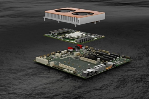 Modulares High-End Micro-ATX-Carrierboard für nachhaltigere und ultra-skalierbare COM-HPC-basierte Systemdesigns