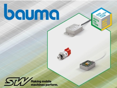 STW zeigt auf der bauma 2022 Sensorik für die Baumaschinentrends von morgen