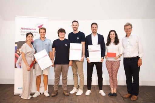 MedTech-Startup Dymium belegt Platz 1 im Münchener Businessplan Wettbewerb 2022 von BayStartUP