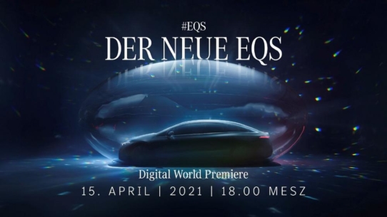 EQS Weltpremiere auf Mercedes me media - digitale Inszenierung der progressiven Elektro-Limousine