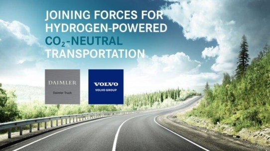 Joint Venture für die Serienproduktion von Brennstoffzellen: Volvo Group und Daimler Truck AG unterzeichnen verbindliche Vereinbarung für neues Brennstoffzellen-Joint Venture