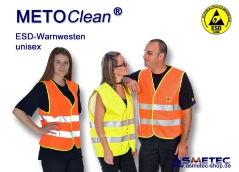 METOCLEAN ESD-Warnwesten – Sicherheit in zweifacher Form