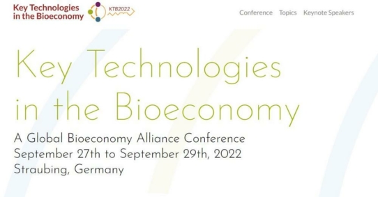Internat. Konferenz "Key Technologies in the Bioeconomy" (Konferenz | Straubing)