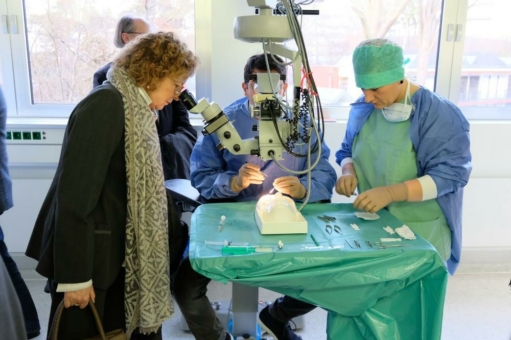 Feierliche Eröffnung des Klaus Faber Zentrums für Hornhauterkrankungen an der Universitäts-Augenklinik Homburg/Saar