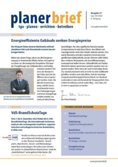 Neuer Planerbrief informiert über Energieeinsparung im Gebäudesektor