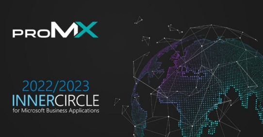 proMX in den Inner Circle for Microsoft Business Applications 2022/2023 aufgenommen
