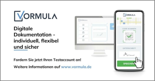 VORMULA® - der Formulardesigner für individuell gestaltete digitale Dokumentationen ist da!