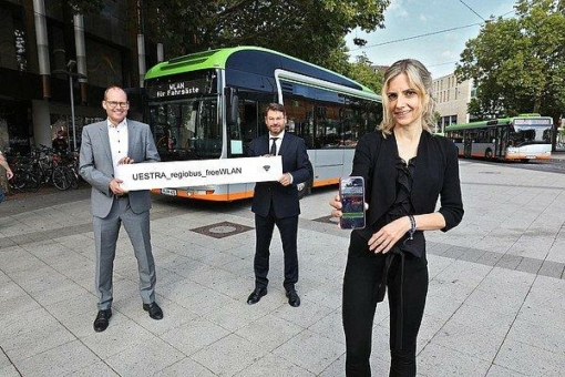 ÜSTRA stattet Busflotte mit freiem WLAN aus