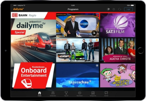 „TV to go“ – neues on-board-Entertainment für Reisende im Regionalverkehr