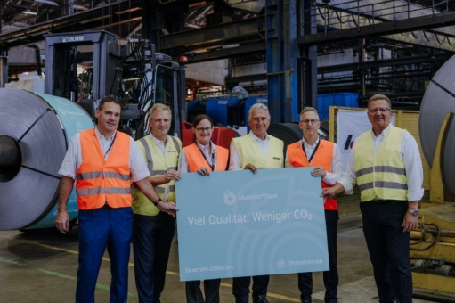 thyssenkrupp Steel liefert erstmals CO2-reduzierten Spezialwerkstoff für nachhaltige LKW-Räder