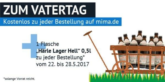Vatertags-Aktion auf www.mima.de