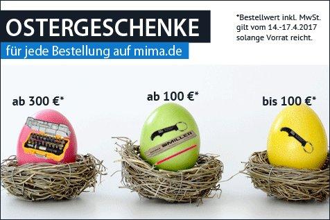 Der Osterhase ist auf www.mima.de unterwegs