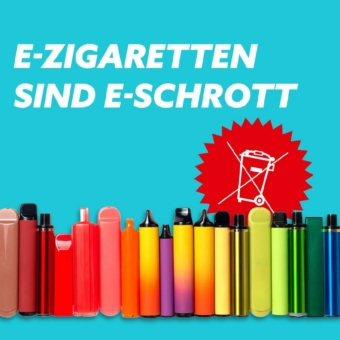 E-Zigaretten sind E-Schrott