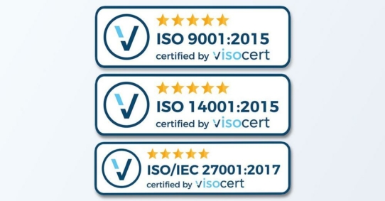 CIM erhält erneute Zertifizierung nach  ISO 9001:2015, ISO 14001:2015 und ISO/IEC 27001:2017