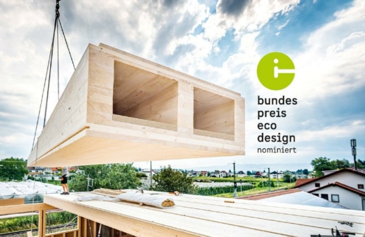 best wood CLT BOX – DECKE FS für  Bundespreis Ecodesign 2022 nominiert