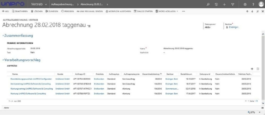 Auftragsabwicklung und Faktura mit UniPRO/Software & Consulting