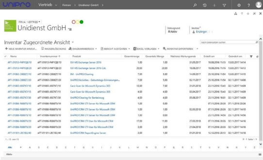 Integriertes Lizenzmanagement für Microsoft Dynamics 365