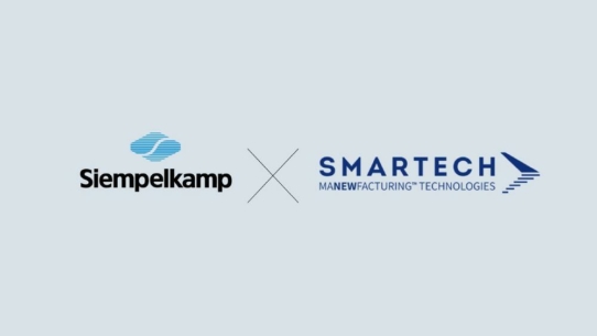 Siempelkamp verkündet strategische Partnerschaft mit SMARTECH / KI-basierte Lösung  Prod-IQ · SmartPress