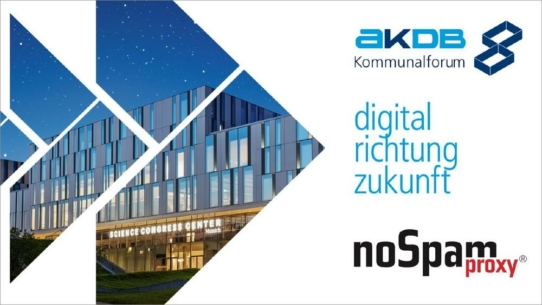 NoSpamProxy beim AKDB-Kommunalforum: So schützen sich Kommunen vor Cyberangriffen