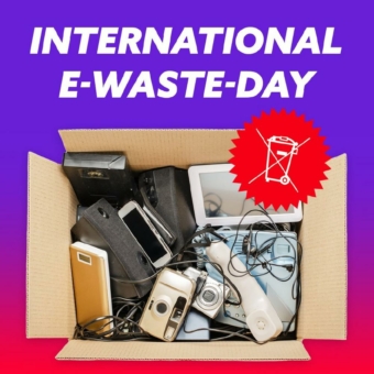 International E-Waste-Day 2022: im Fokus stehen alte Elektro-Kleingeräte