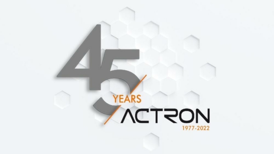45 Jahre ACTRON - stetiges Wachstum und der Blick nach vorn