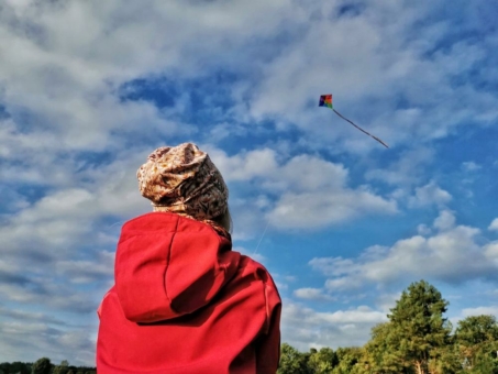 Vorsicht beim Drachensteigen