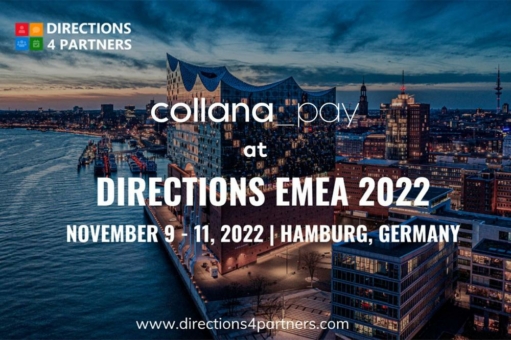 Vorstellung von collana pay auf der Directions EMEA in Hamburg