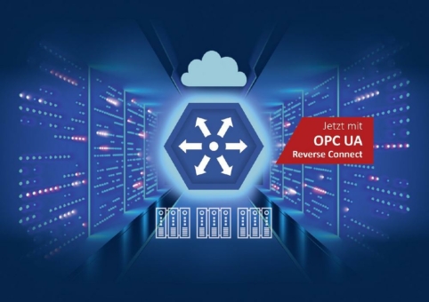 dataFEED OPC Suite Extended von Softing bietet mit OPC UA Reverse Connect zusätzliche Sicherheit bei der Datenintegration