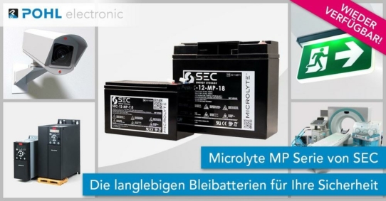 Wieder verfügbar: die Microlyte MP Serie von SEC