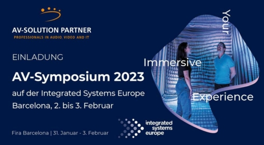 AV-Symposium auf der Integrated Systems Europe (ISE) - Barcelona, 2. - 3. Febr. (Konferenz | Barcelona)