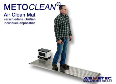 Reinigung durch Luftdruck – Die MetoClean AirClean Matte von Asmetec