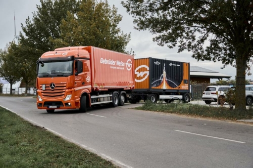 Space Mission: Forschungsequipment mit Gebrüder Weiss auf dem Weg nach Nordschweden