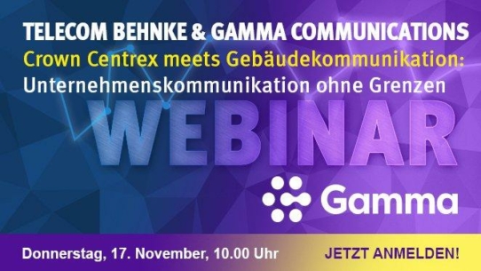 Crown Centrex meets Gebäudekommunikation: Unternehmenskommunikation ohne Grenzen (Webinar | Online)