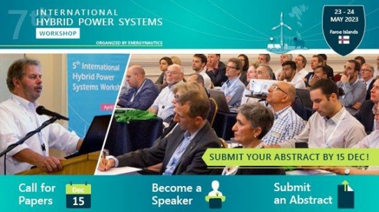 7th International Hybrid Power Systems Workshop (Konferenz | Tórshavn)