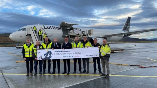 Lufthansa Cargo verbindet mit dem A321-Frachter Evenes in Norwegen mit der Welt