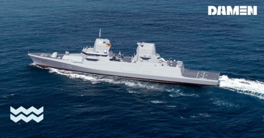 Damen beauftragt Rheinmetall mit der Lieferung von MLG27-4.0-Abwehrsystemen für die Fregatten F126