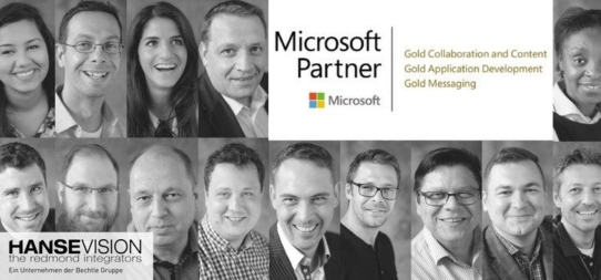 HanseVision erreicht im Bereich Messaging Microsoft Gold Partner Kompetenz