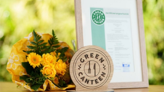 WAGO-Betriebsrestaurant mit europäischem Nachhaltigkeitssiegel „GreenCanteen“ zertifiziert