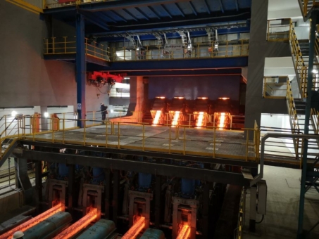Nanjing Iron and Steel Group nimmt modernisierte Bloom-Stranggießanlage von SMS Concast in Betrieb