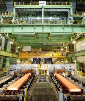 Erfolgreiche Inbetriebnahme der Brammenstranggießanlage Nr. 1 bei ArcelorMittal (Avilés) durch SMS group